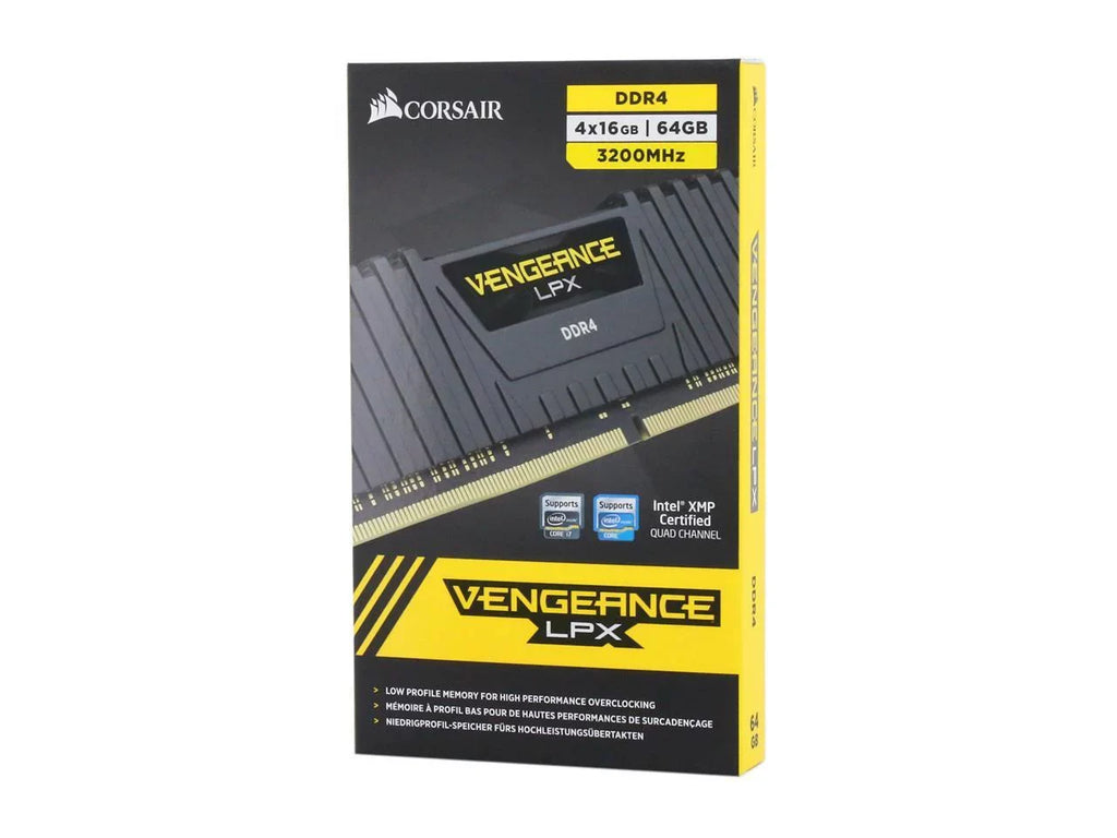 (PC4 64GB LPX PC (4 Desktop x Memory 3200 DDR4 CORSAIR 16GB) RAM 25600) 288-Pin Vengeance Model CMK64GX4M4E3200C16