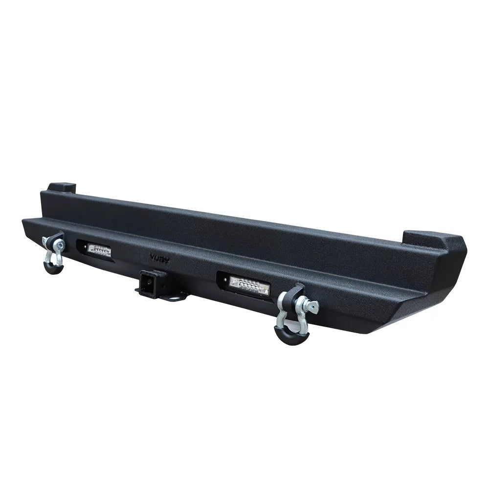 XJ XJ Rear Vijay Steel with Lights Fits Bumper 1984-2001 Jeep Cherokee