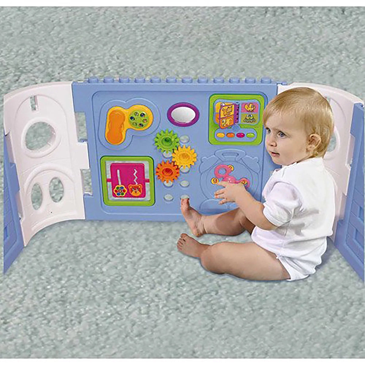 Interactive that Baby While Center, Center Baby 1+ Ages Keeps Safe Leraning, Baby Enclosed