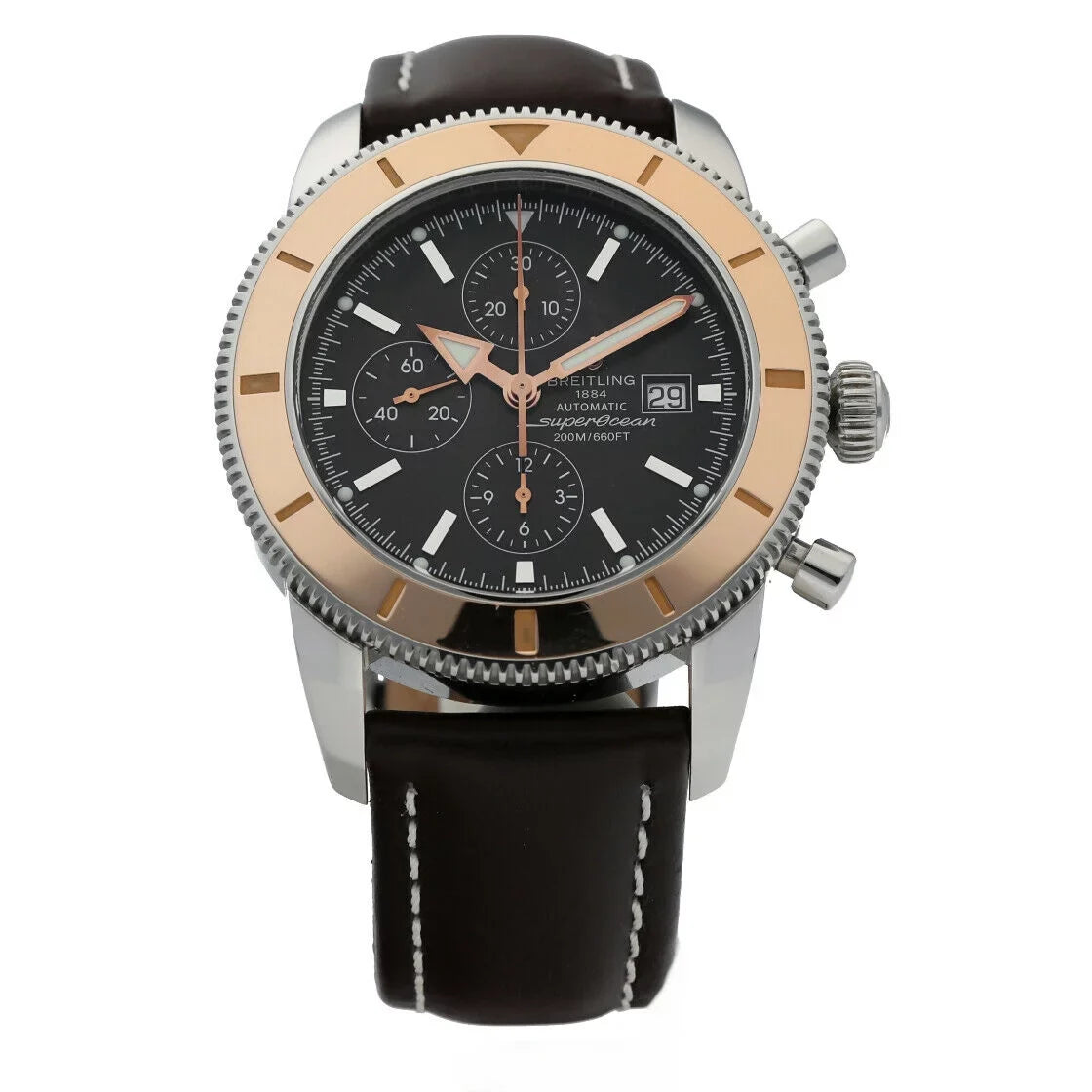 Edition Automatic Rose U13320 Heritage Stainless Breitling Limited Gold Steel Superocean &amp;
