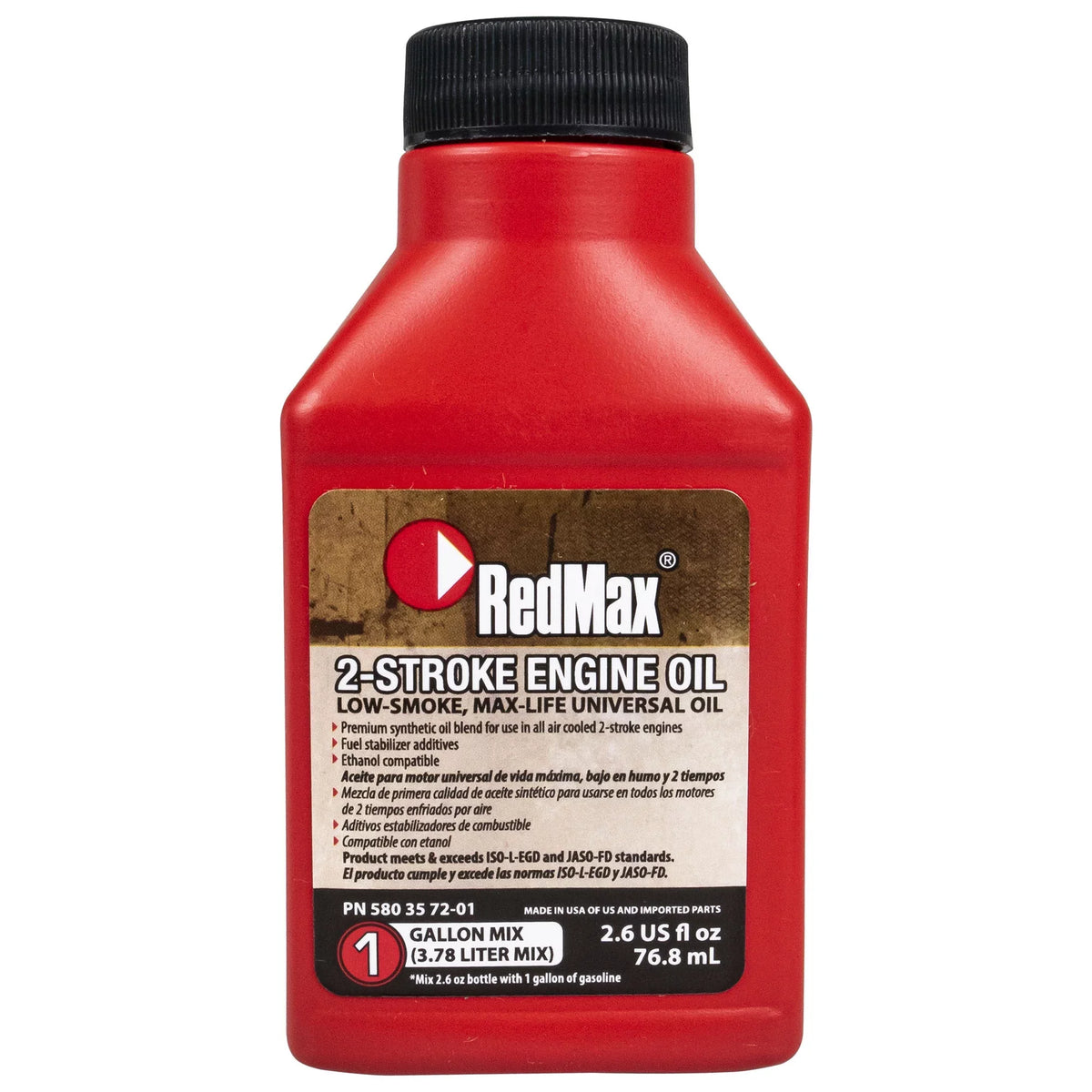 Bottles Oil RedMax 50:1 w/ 2 12pk Synthetic 2.6oz Stroke Fuel 1gal Cycle Stabilizer