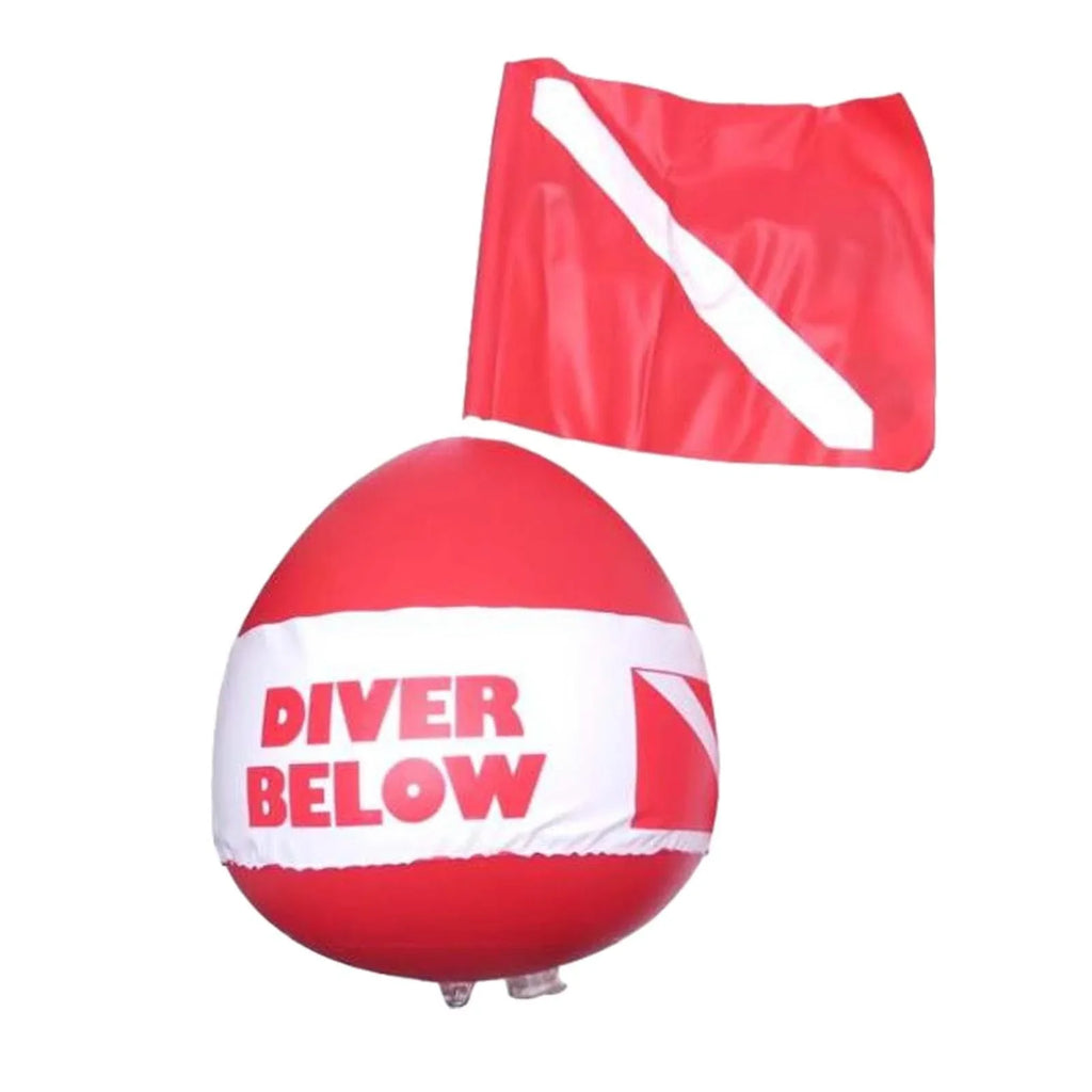 Surface with Diving yotijar for Dive Float Snorkeling Signaling Beach Ball Flag Buoy