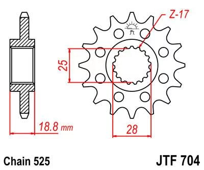 08-16 JT for & bolts-K72 Kit for Front Sproket Rear F800 Sprockets 8.5mm GS-JTR6.42 BMW