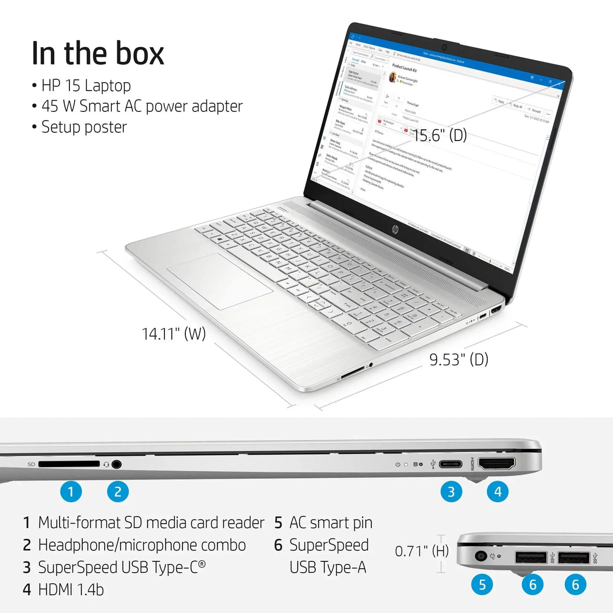 11+HubxcelAccessory Laptop, Battery, (Upto 6, 8GB FHD 4.2GHz), SSD, Webcam, 15.6’’ Long HD i5-1135G7 Hour Bluetooth, WiFi Iris Core Screen Quad Pavilion Intel HP RAM, Graphics Windows 512GB Xe 2023