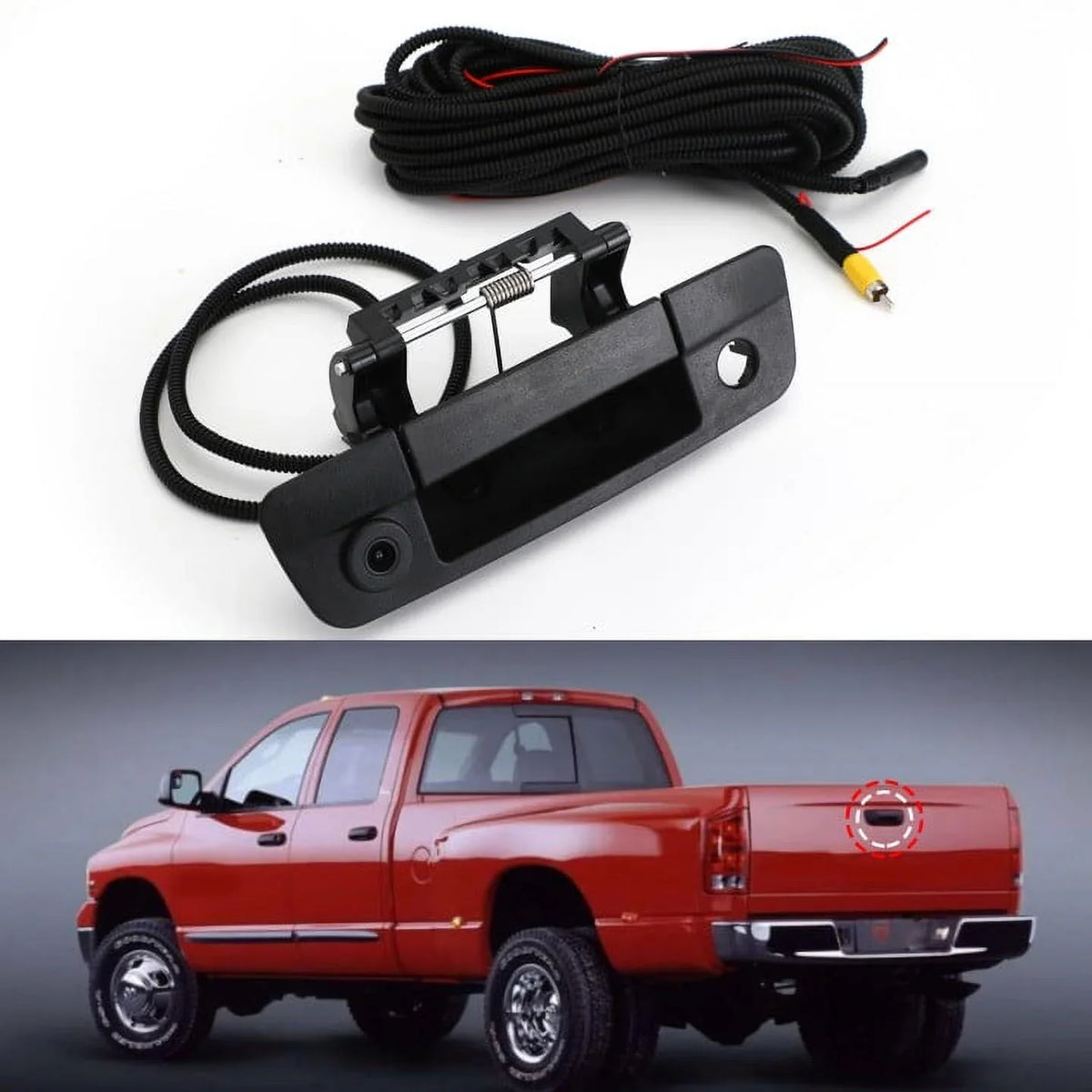 Dodge 3500 1500 Handle Backup For Tailgate Ram 2500 Camera 2009-2017