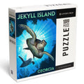 Lantern Georgia, Jekyll Diving 1000 Piece Puzzle, Turtle Jigsaw Press Island, Sea
