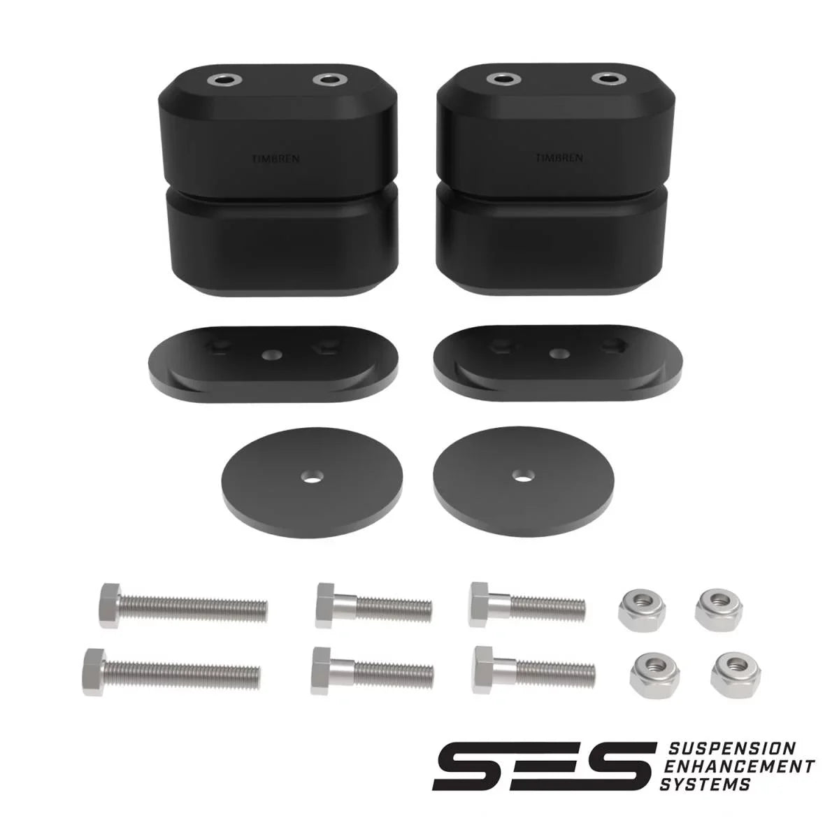Fits 1500 Suspension Kit Spring 1500 Helper MagneRide Chevrolet Silverado 4WD SES Rear 2WD System 2017-2019 Enhancement GMRCK15MR Fits Timbren Rubber GMC Sierra