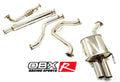 Catback For to 05 Stainless 9-3 By Exhaust Saab Fitment 2.0L 11 OBX-RS