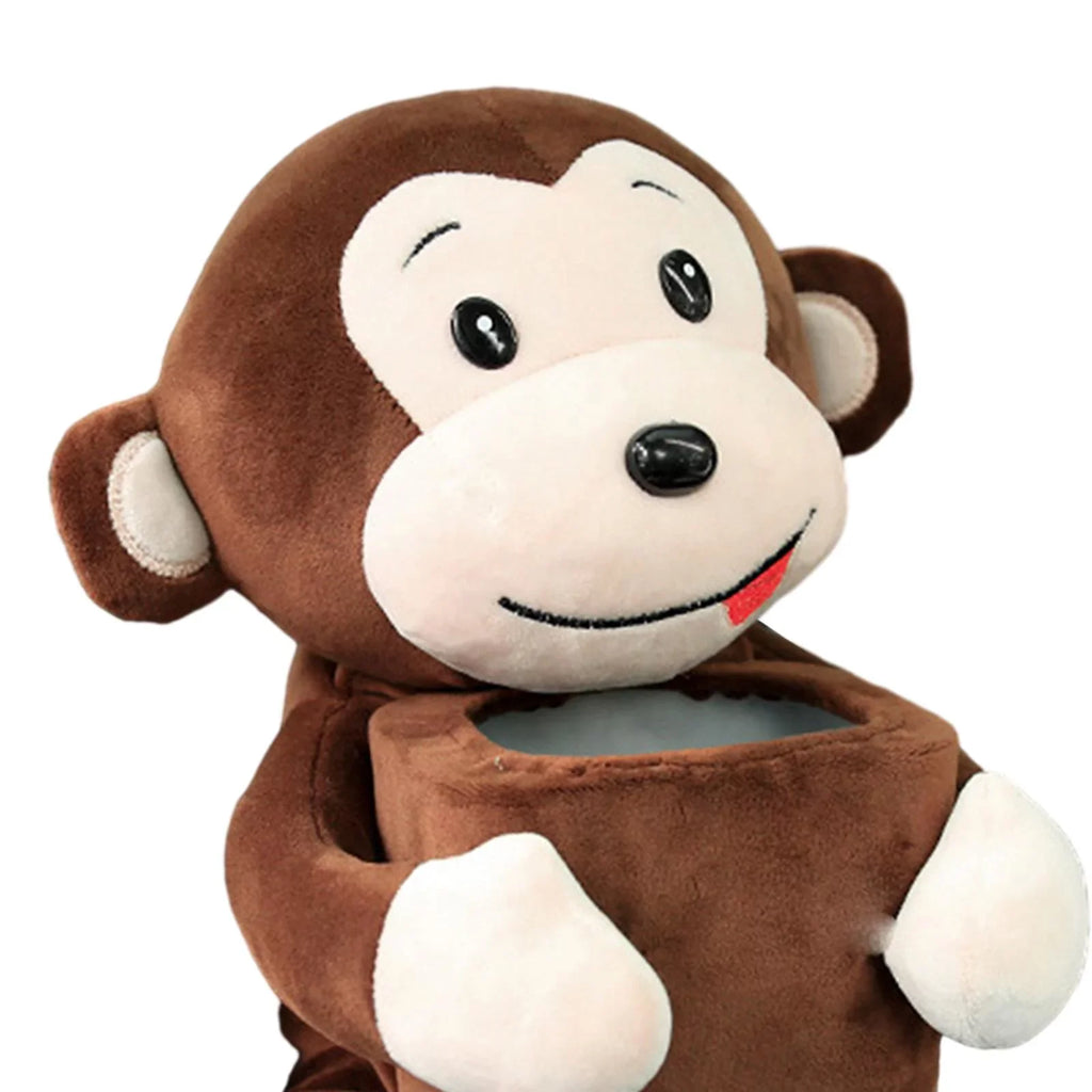 Comfortable in1 Accessories Tissue Cartoon Cute Box Animal Box 2 Vehicle Cartoon Holder Organizer for Monkey Home