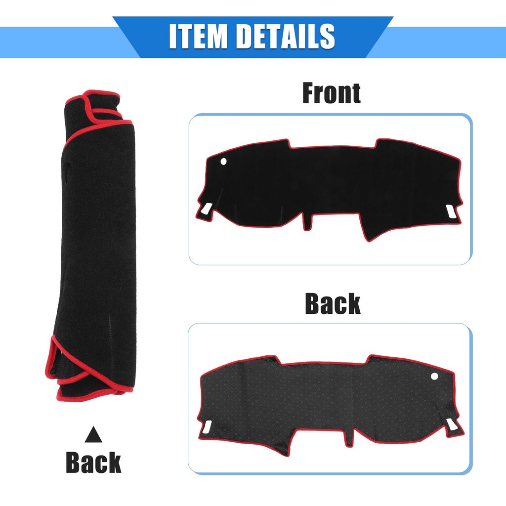 Unique 2020-2022 Polyester for Bargains Red Console Cover Car Dashboard Sentra Center Nissan Protective Compatible