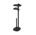 Delta and Shelf Reserve Holder Black Freestanding Toilet 46609-MB Paper w/ Finish Matte