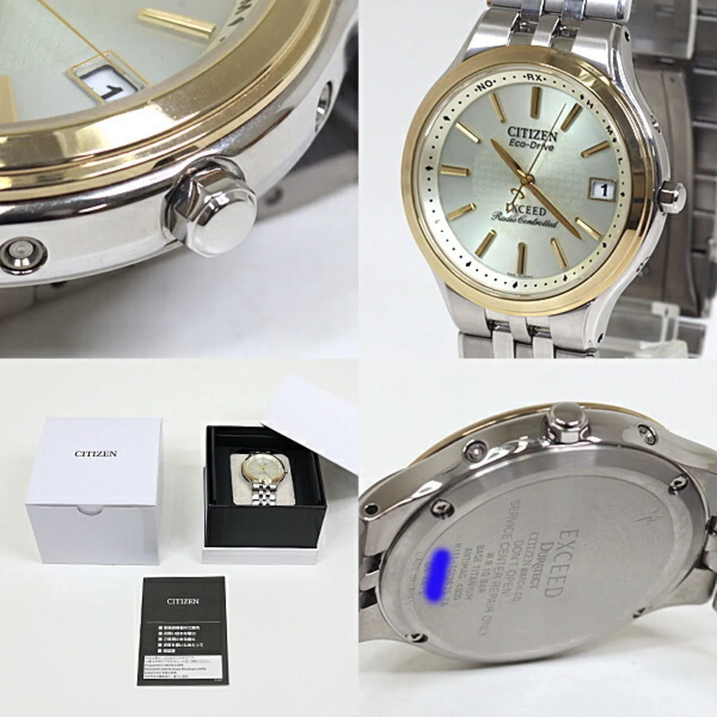 Pre-Owned CITIZEN Men's Watch Dial (Good) Eco-Drive EBG74-2792 Exceed Gold