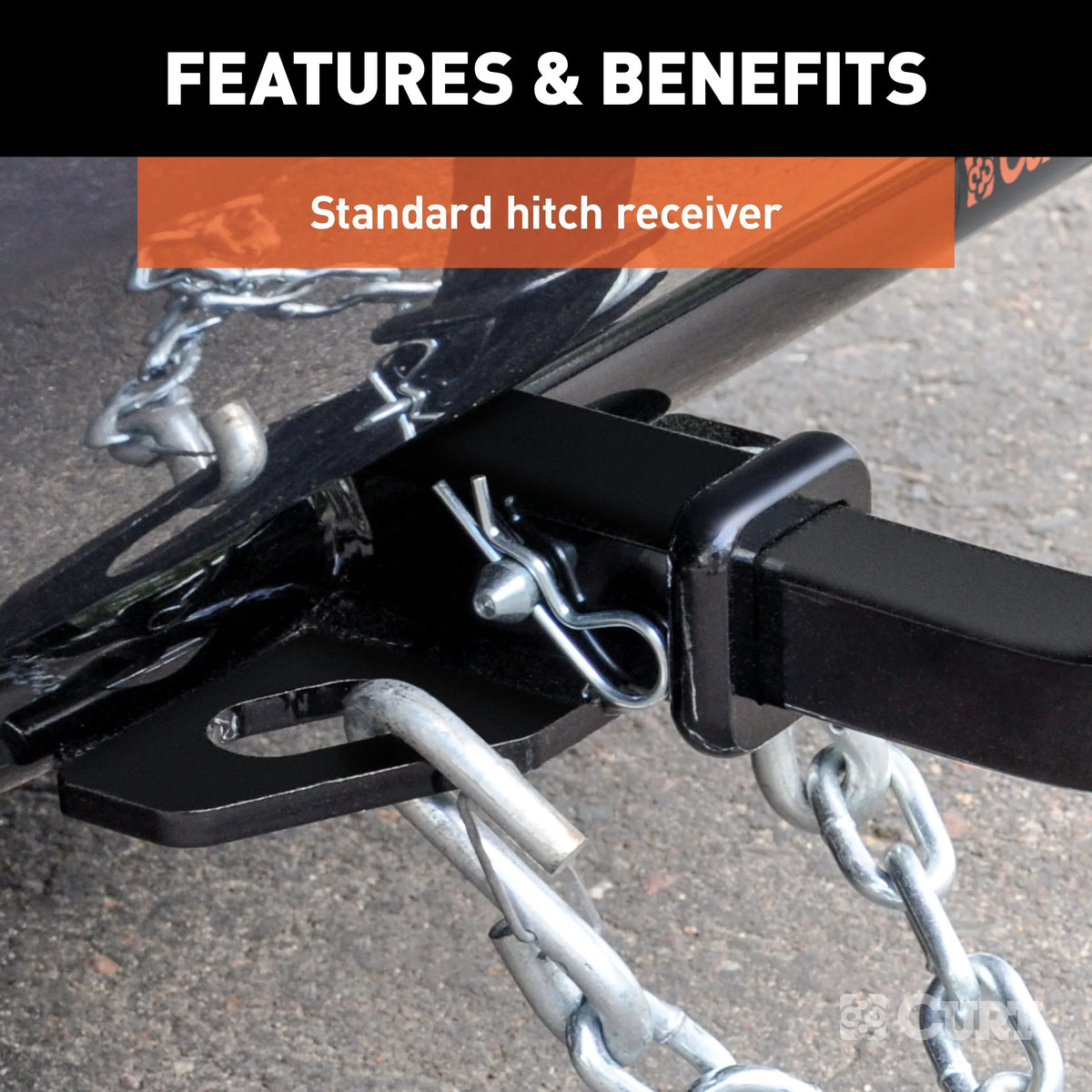 Hitch Spark Ball Mount, Class CURT with with Chevrolet Receiver, 1 Trailer 1-1/4-Inch 114333 Compatible Select