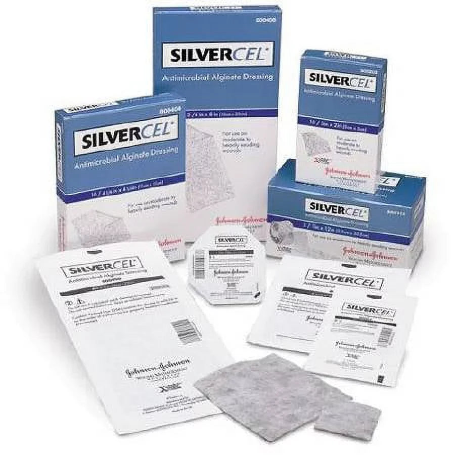 of X Sterile 2 Inch Alginate - Antimicrobial 2 Dressing Silvercel 10 Box