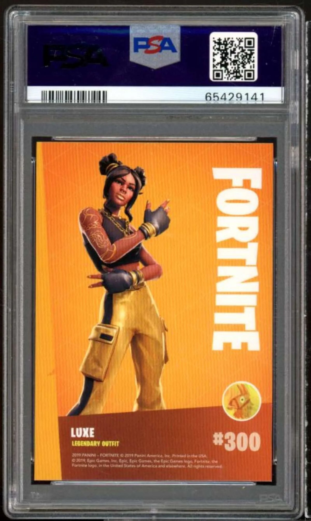 9 Panini #300 Fortnite USA Luxe PSA Holofoil Card 2019