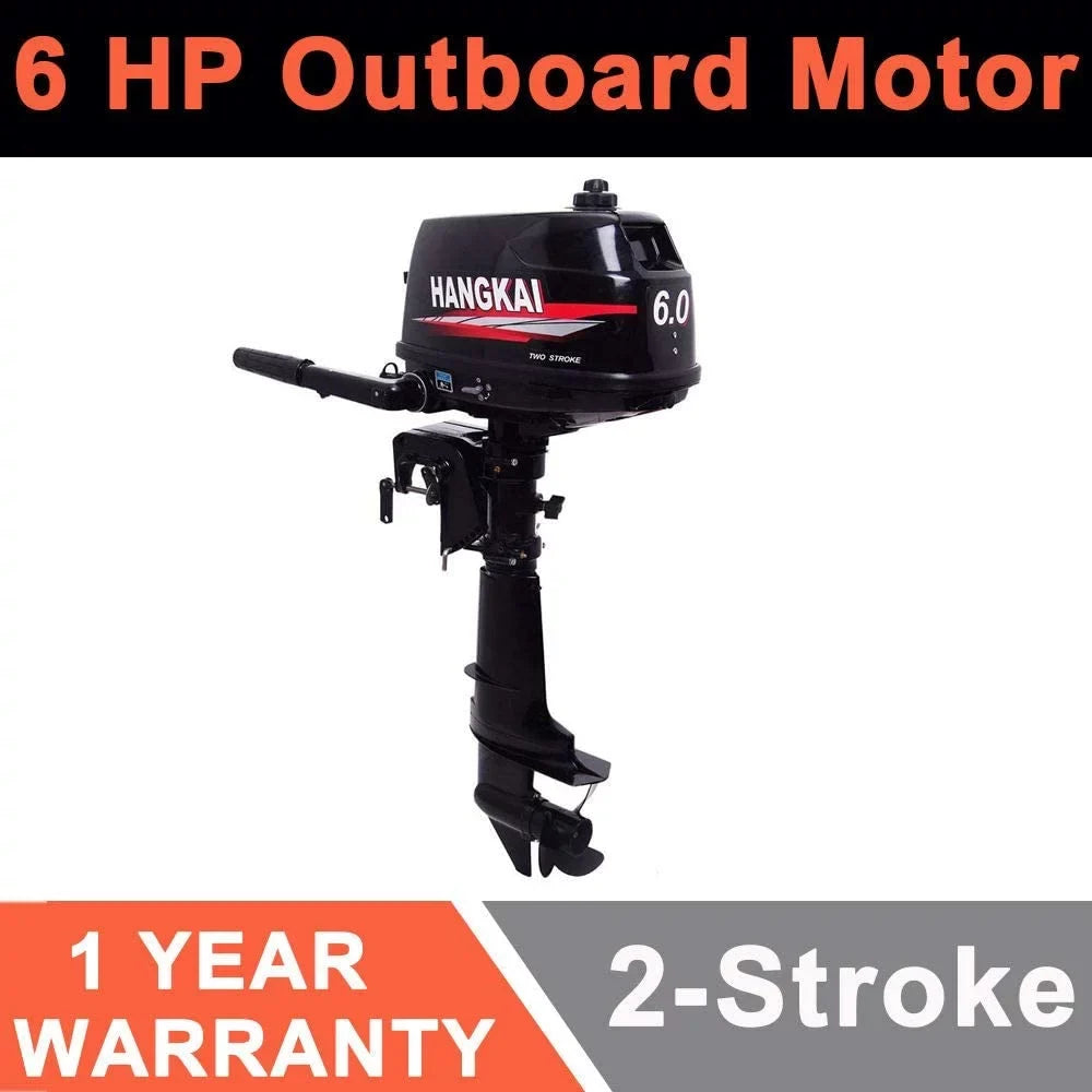 Durable Moto Water 2-Stroke CDI 6HP Aluminum Inflatable Cast Construction Fishing Boat FETCOI Cooling Outboard System Engine