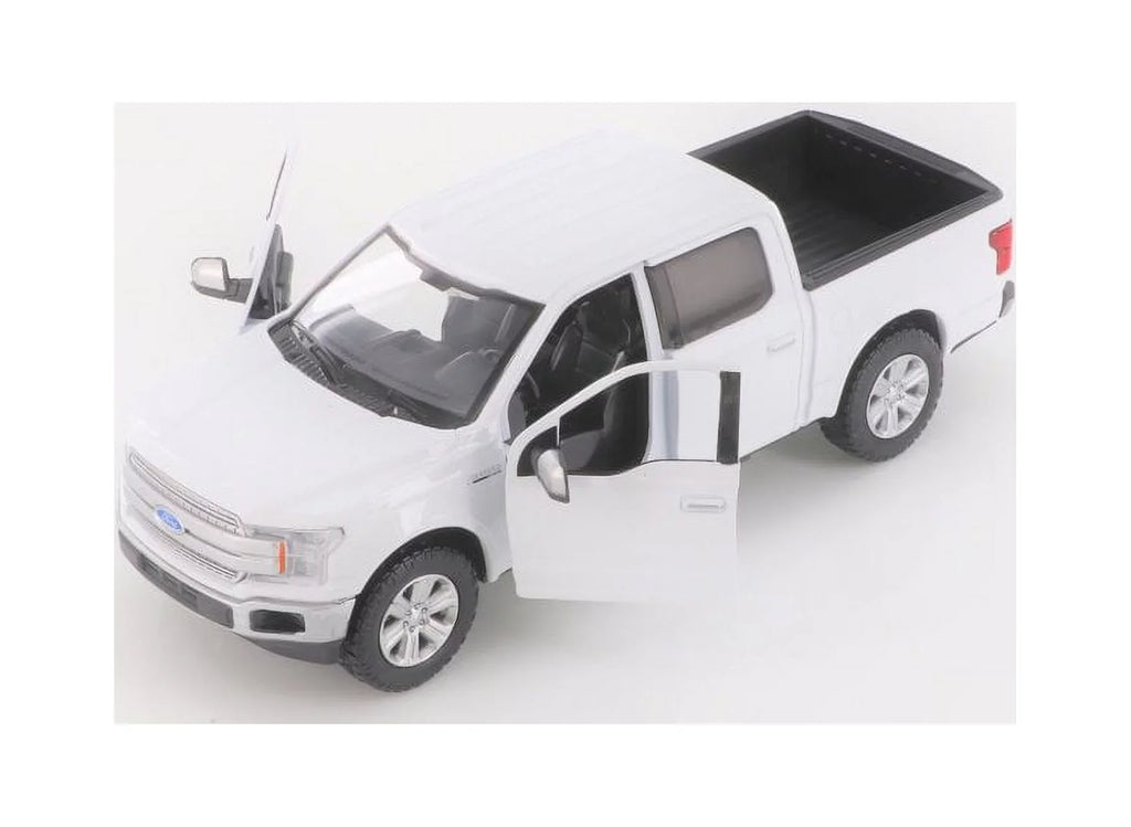 Toy Showcasts Car - White 2019 Pickup scale - F-150 Ford 1/27 Cab 79363/16D Lariat Truck, Diecast Model Crew
