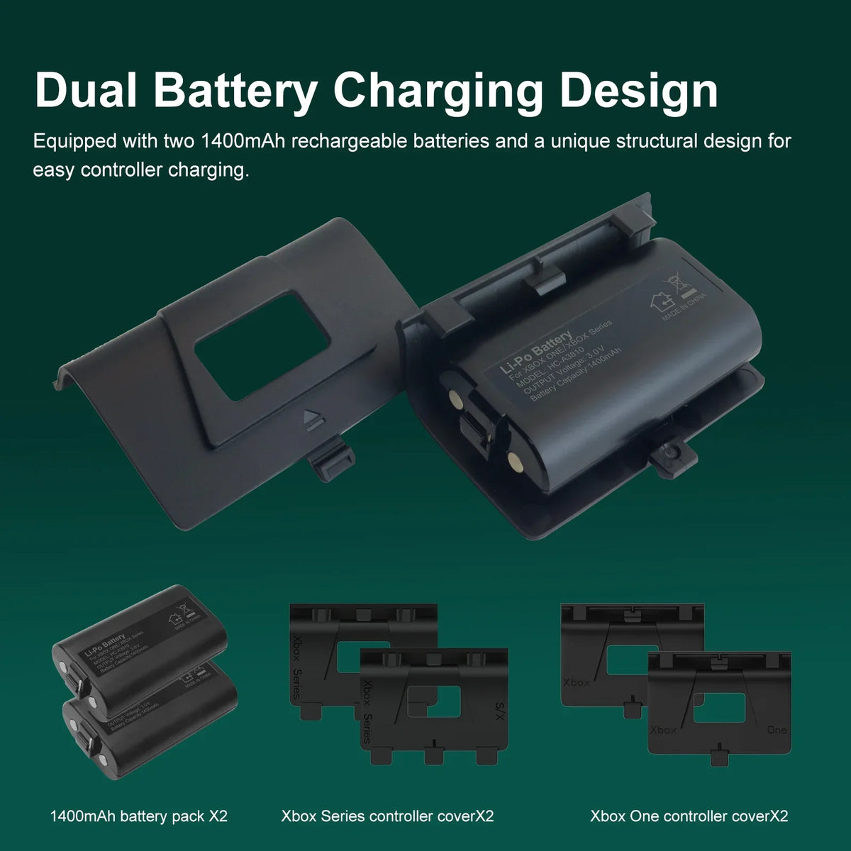 Charger Fan Station Charging with with Stand Organizer, Controller Games mAh Battery Packs 1400 Holder Cooling Storage Station X for 12 Dock Dual Xbox with Headphone Series X/S, Cooling & Vertical 2