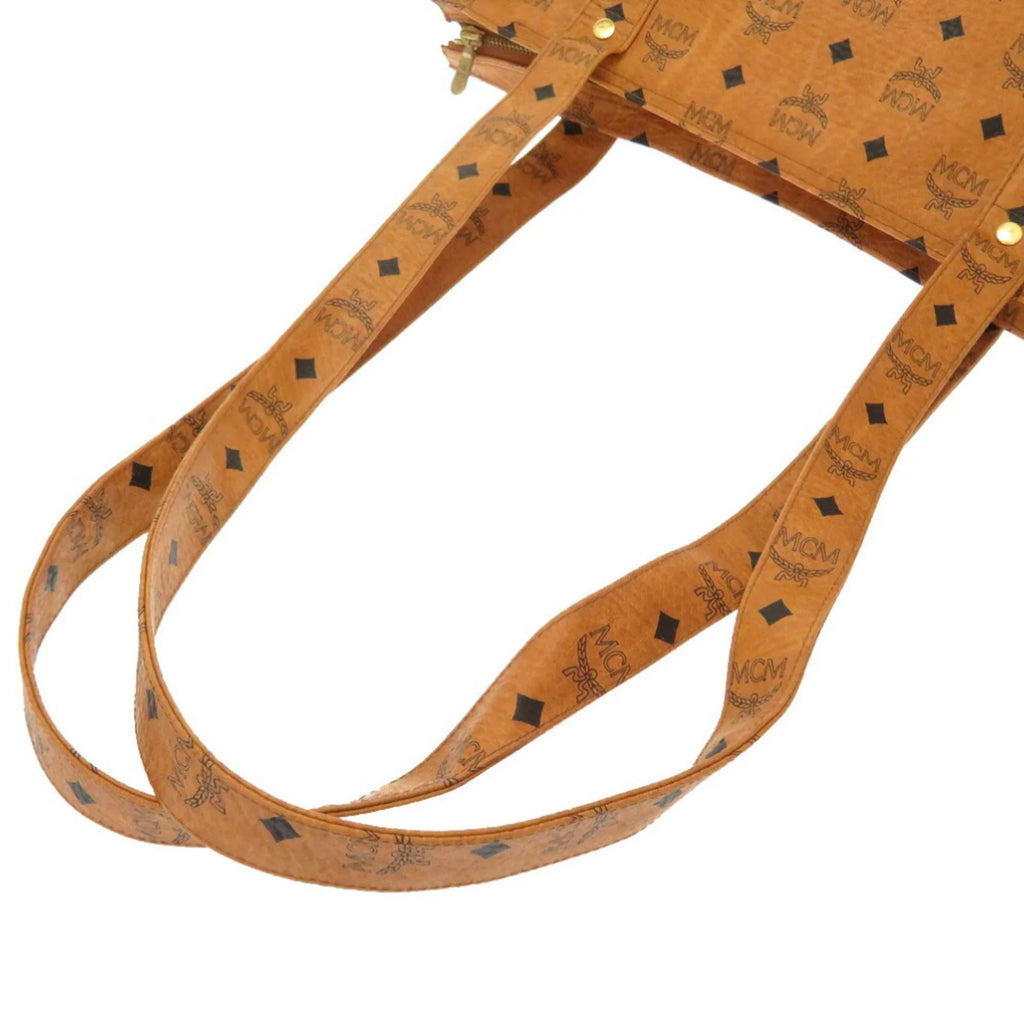 (Pre-Owned) Canvas Visetos Brown MCM Tote Bag