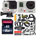 Kit 35-In-1 Action Edition Restored (Refurbished) White HERO3 CHDHE-301 With Camcorder GoPro Accessory 1080p Camera
