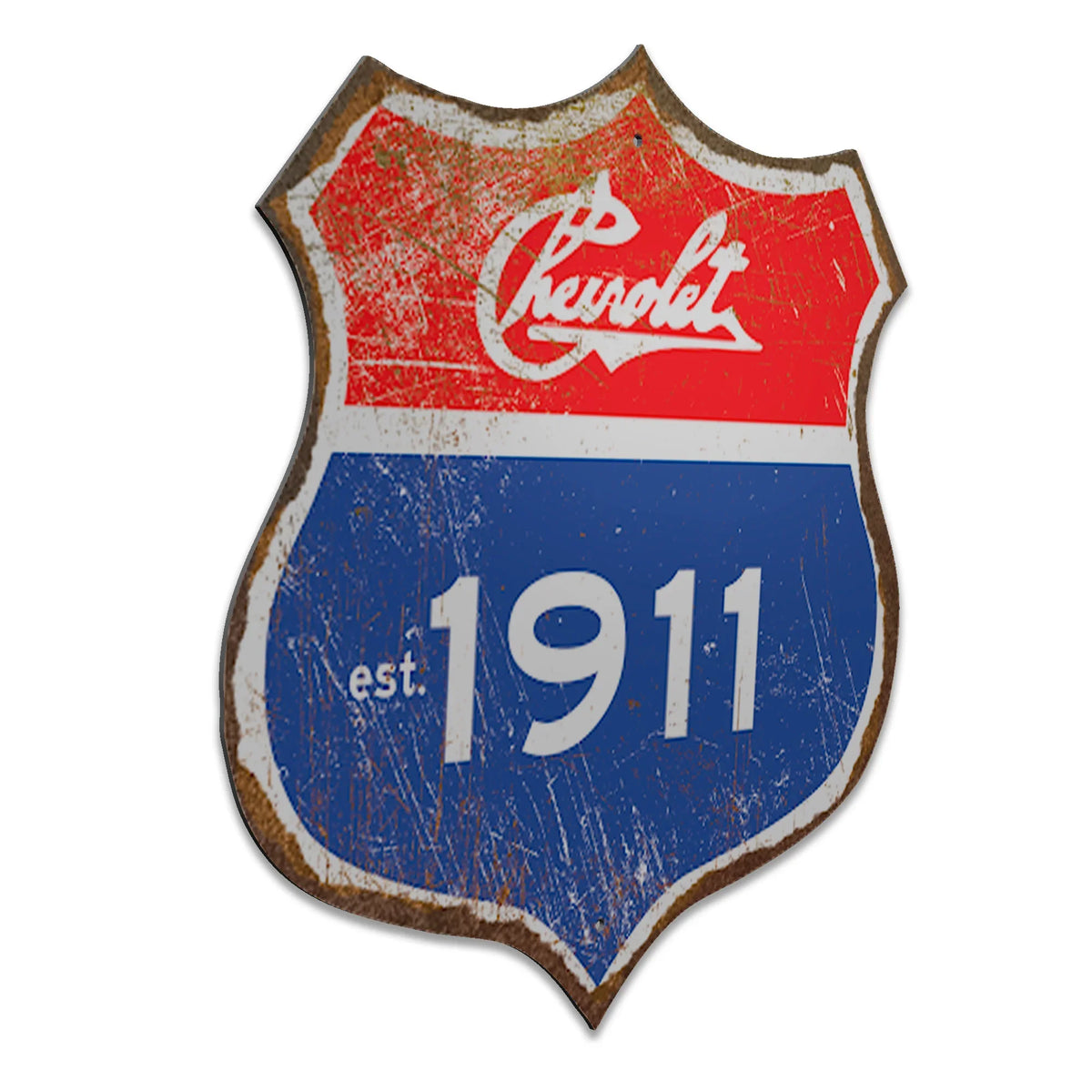 Chevrolet Thick Sign Sign Interstate Aluminum