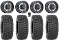 Delta XP MetalFX Black XP Polaris RZR Wheels XCR350 XP Tires 900/1000 35" / Ranger 1000 / 15" PRO