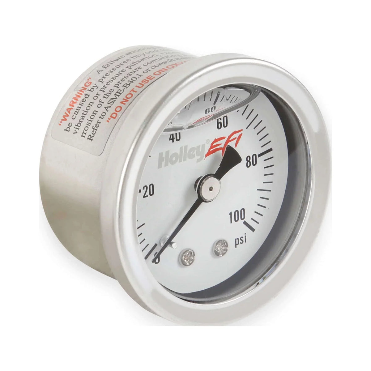 '- Glycerin 1.5 EFI Gauge Holley Pressure 0-100psi Filled 26-507 - inch Fuel -