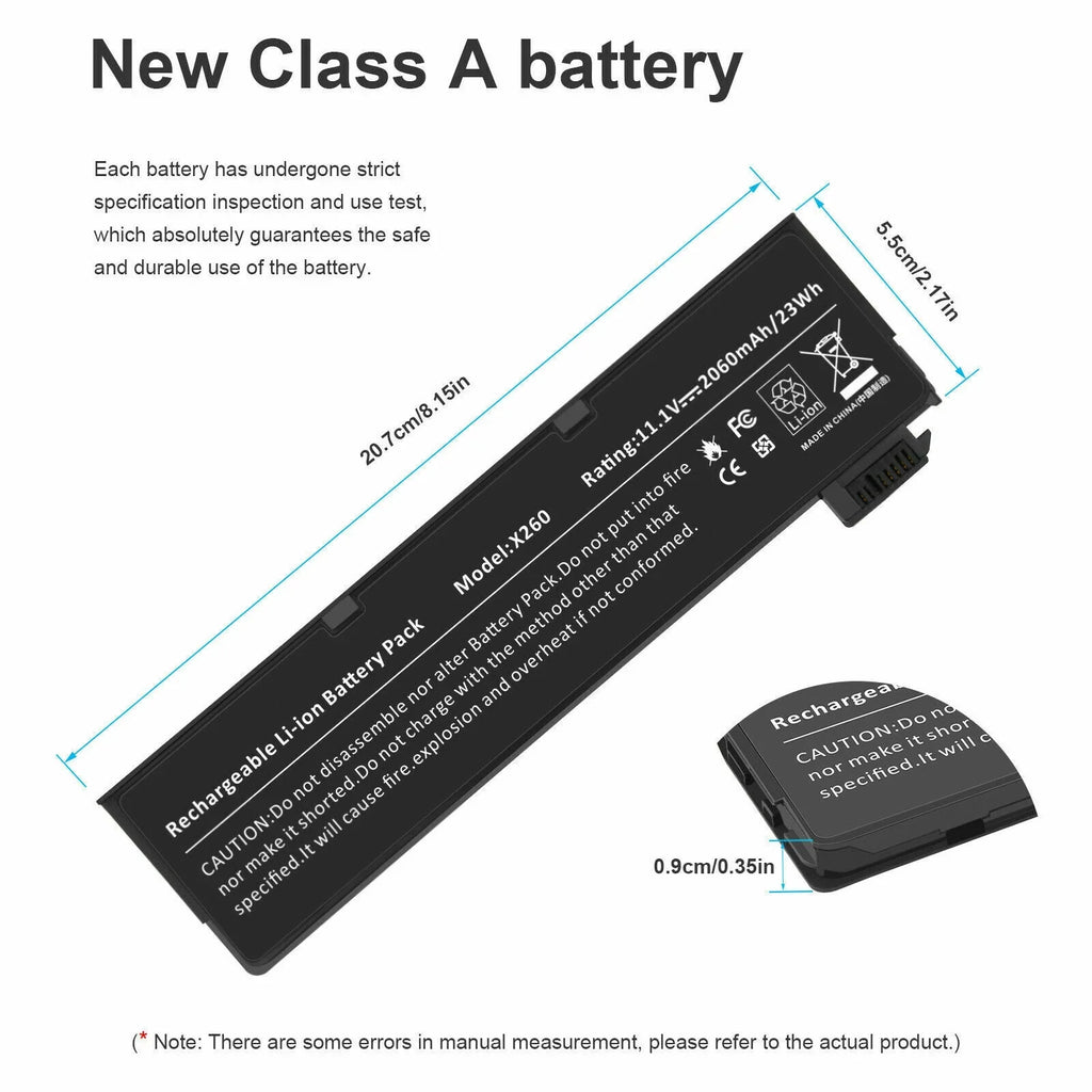 T470p For L460 T460p New T550 Lenovo 24Wh T440 ThinkPad L450 T460 Battery T450