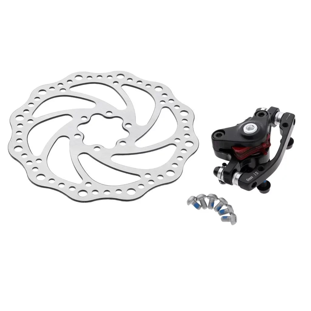 Front And Bike Bolts Brake Mechanical 160mm Whit And Cable Disc Rear