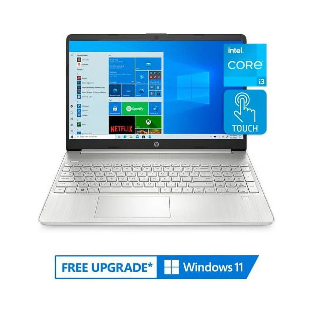 Reader, Laptop, 512GB Intel Gen Bluetooth, HDMI, 10 Core FHD Fingerprint RAM, SSD, Windows 12GB Silver 15.6" Processor, Pro, Business 11th Touchscreen HP 5, Wi-Fi i3-1115G4