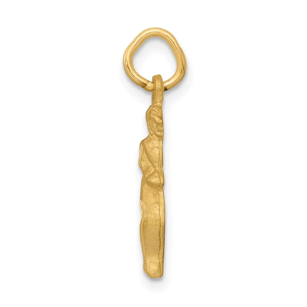 10 6 20 mm Gemini x Finejewelers Charm Zodiac Gold kt FJC Yellow