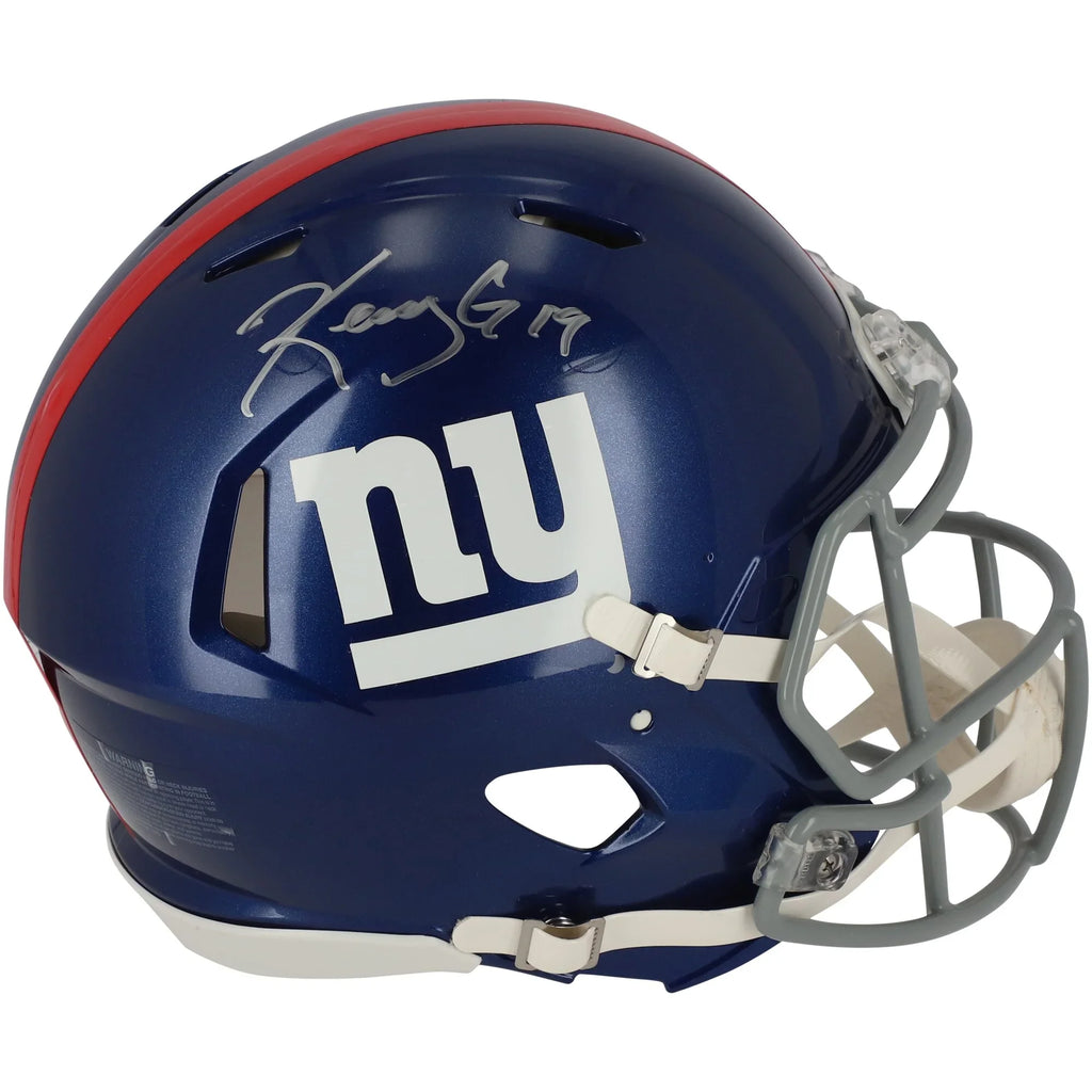 York - Authentic Riddell Certified Giants Authentic Autographed New Kenny Helmet Speed Fanatics Golladay