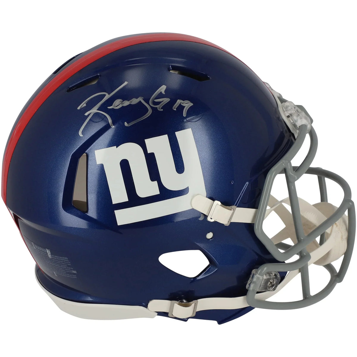 York - Authentic Riddell Certified Giants Authentic Autographed New Kenny Helmet Speed Fanatics Golladay