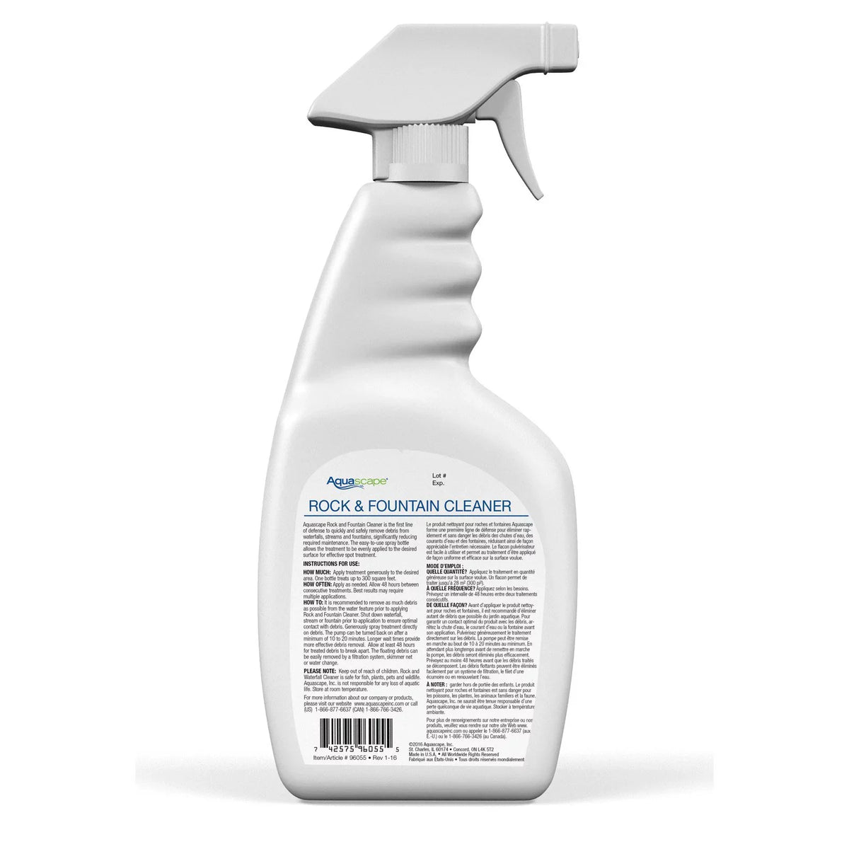 Aquascape Rock 32 oz Cleaner, Fountain &