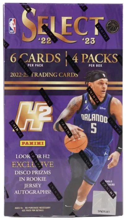 2022-23 Box Hobby H2 Panini Select Hybrid Basketball