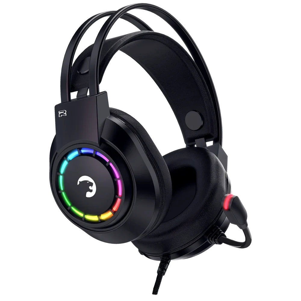 Sound, Noise with 7.1 - Design, Virtual Surround for GAMEPOWER Led Wired Headphones 360 Voldon Headset Playstation, Drivers, PC, PS4, Black Cancelling Gaming Spatial Comfort Audio, USB PS5, Mic 50MM