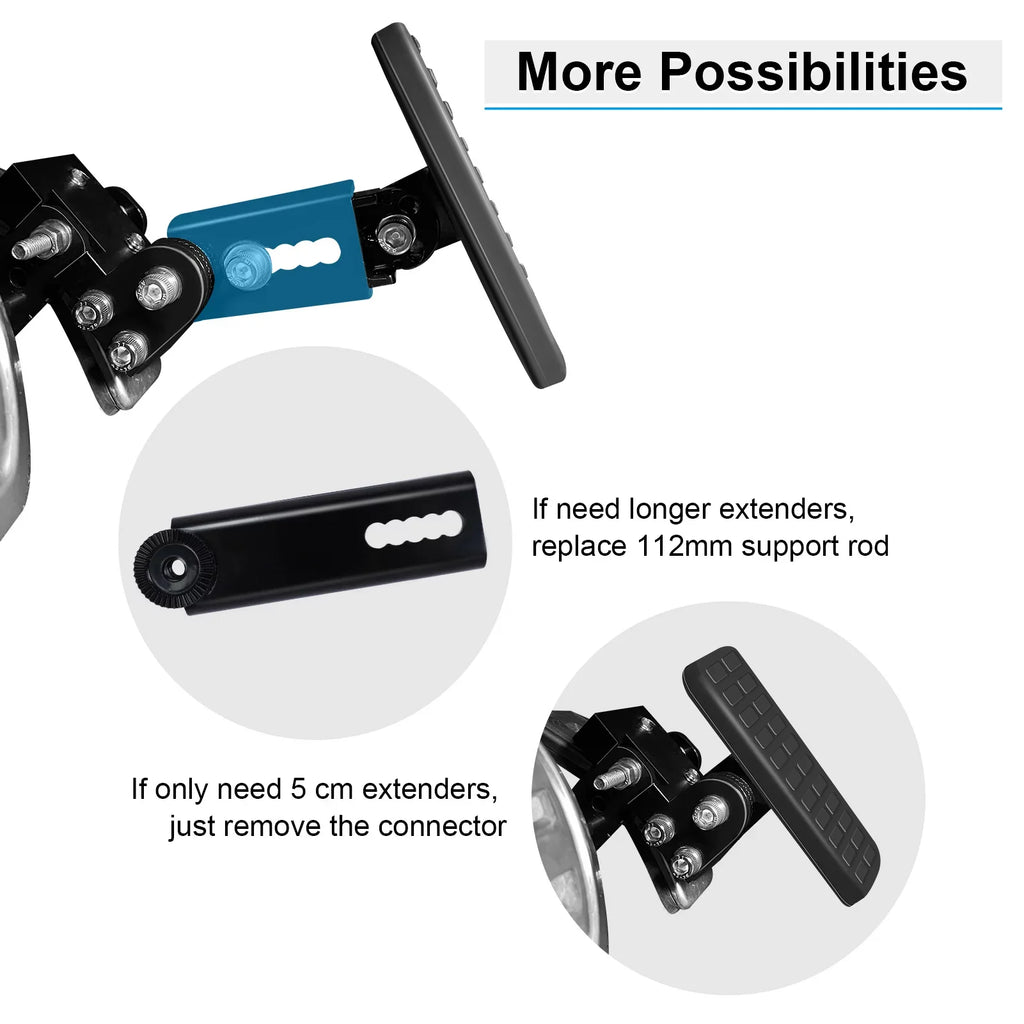 Drivers Short Pedal Black for Adjustable Brake Angle, and Cars Driving DriFeez and Length Extenders Gas People