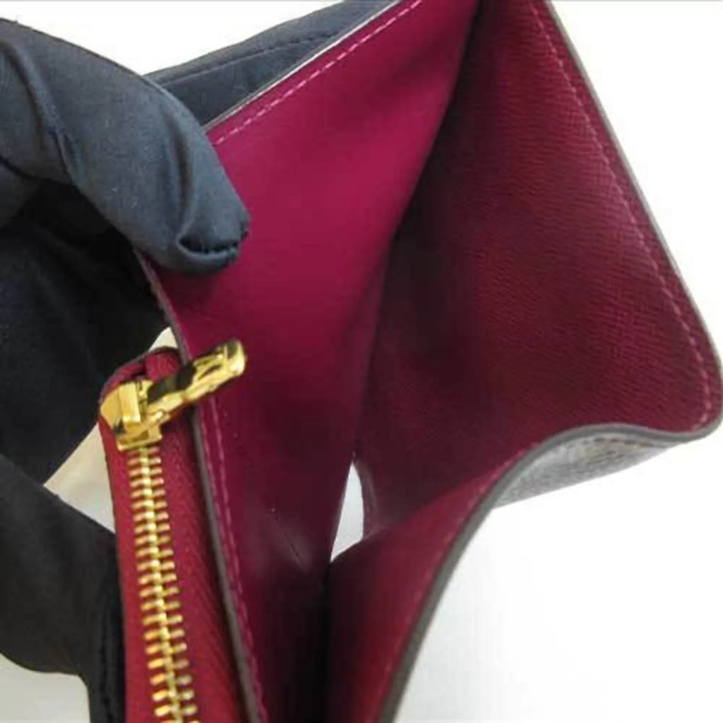 Pre-Owned LOUISVUITTON Juliet Vuitton Bifold M69433 Fuchsia (Good) Monogram Louis Wallet Portefeuille