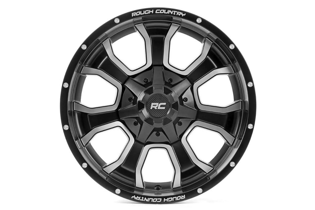 '- Wheel 93201011 Series -18mm 93 8x170 | Country Rough 20x10 | Black Matte |
