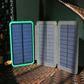 Phone Panel Bank Charger Tablets For Solar 500000mAh Battery Cell External Power