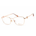 Metal VCHF50S Full Gold Eyeglasses Chopard 08FC Rim Women's Frame