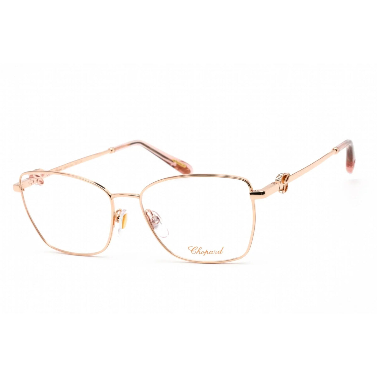 Metal VCHF50S Full Gold Eyeglasses Chopard 08FC Rim Women's Frame