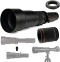 SLR Four Cameras (w/ Lens Telephoto HD for 650-1300mm Photo Micro Thirds Optics 2X- f/8-16 Zoom Commander Digital Olympus 1300-2600mm) System