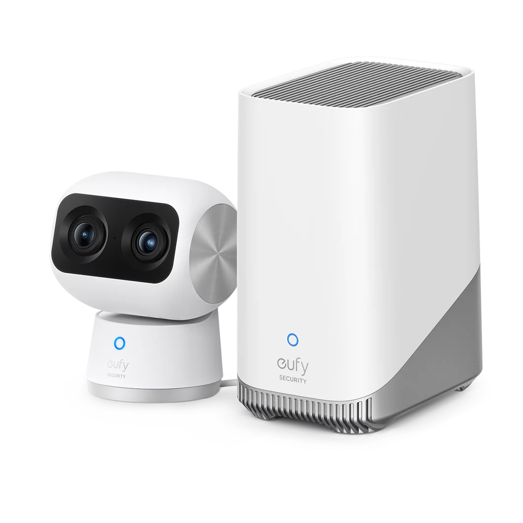 Zoom Human/Pet Dual Security 3, Camera with UHD Security Wi-Fi eufy 8× and Dual-Band Cameras, 360° PTZ, Cam Indoor 6 HomeBase AI, 4K with Resolution S350