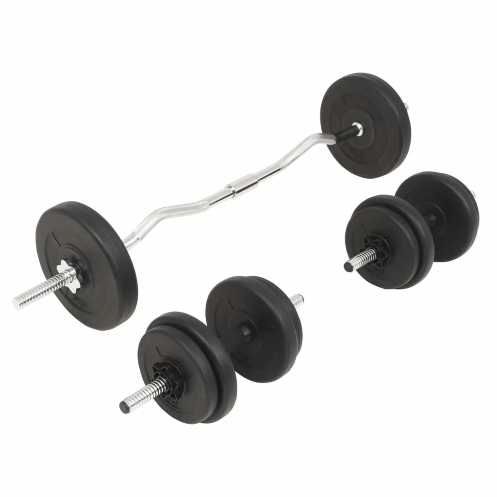Gym Bars Training, 66.1 Strength Plates Weight lb for Set Weightlifting, Barbell Fitness, and with Dumbbell Home Bodybuilding, moobody