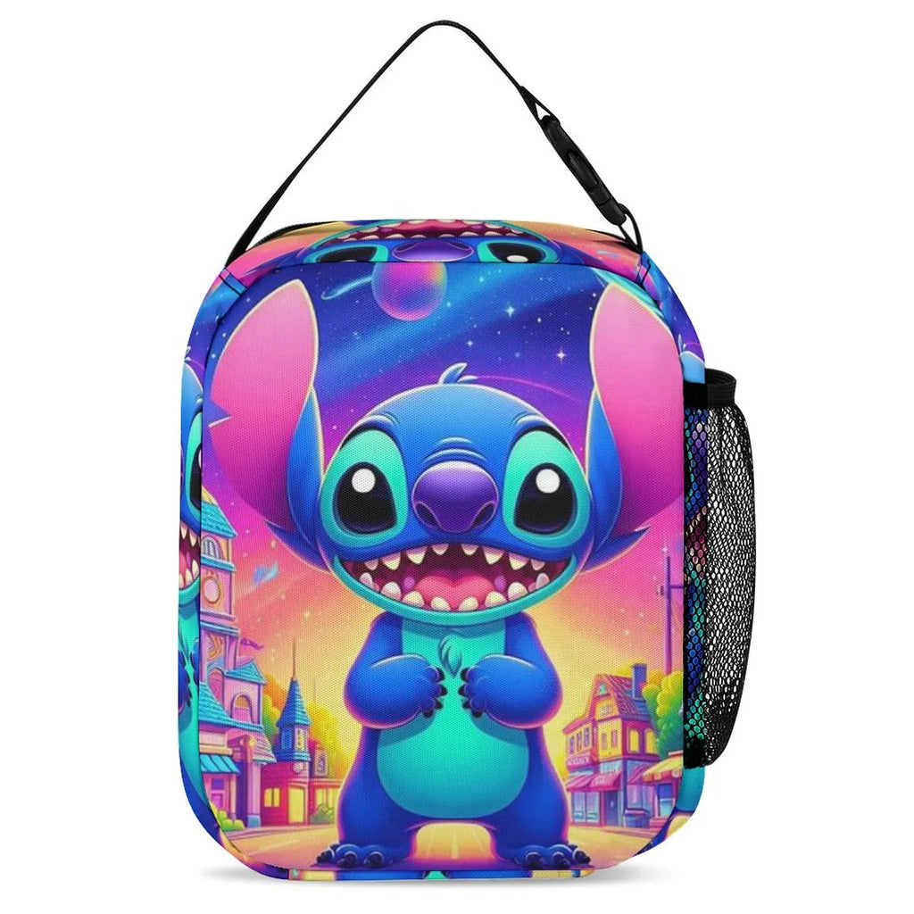 Kids Handbag Bento Thermal Boys Portable Girls Art Lilo School Lunch Bag Insulated Cooler Stitch Adult Office Tote Bag For
