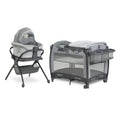 Play Flat Playard,Grey, Deluxe Pack Unisex Bassinet 'n Graco Day2Dream