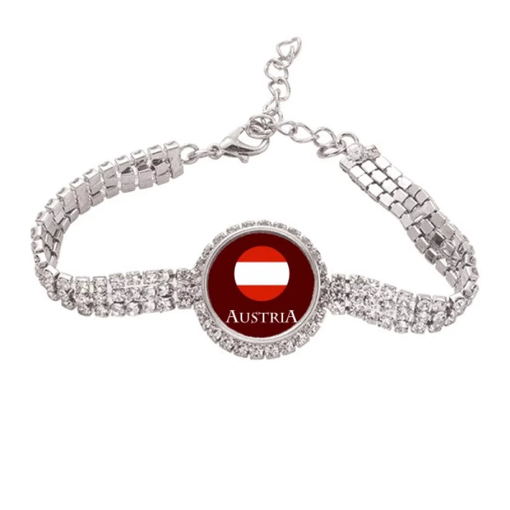 Chain euan flag Tennis austrian vienna Diamond Jewelry Bracelet Anklet