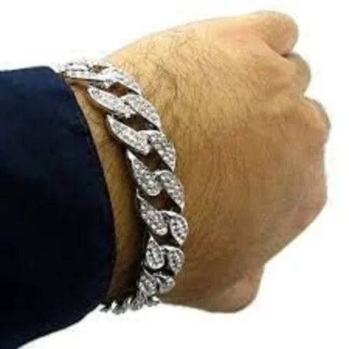 Big Hop Blue Watch SLV MB Inspired Bling Out by ST10311 on - - Rhinestones Men's -C Hip Blast Raymond Charles Iced Timepiece- Diamond