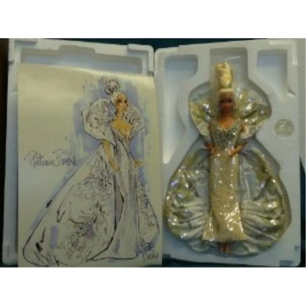 Mattel Barbie Timeless Mackie Treasures 1991 Platinum Bob 2703 MIB